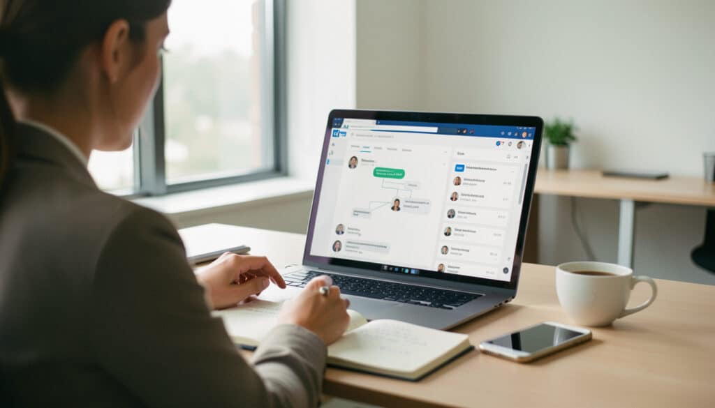 Prospection sur LinkedIn : structurer une campagne